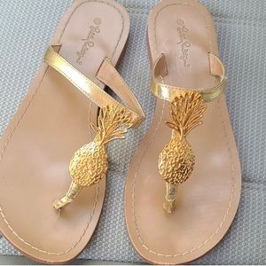 LILY PULITZER PINEAPPLE SANDAL